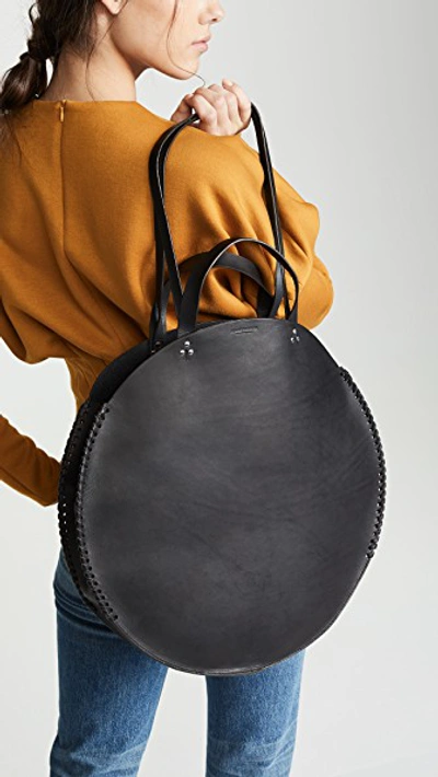 Shop Jérôme Dreyfuss Hector Circle Bag In Noir