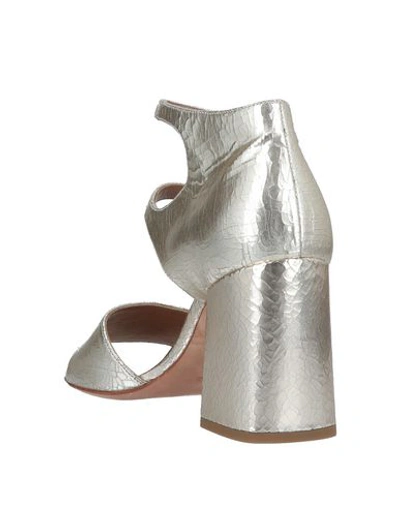 Shop Laurence Dacade Sandals In Platinum