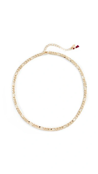 Shop Shashi London Calling Necklace In Yellow Gold