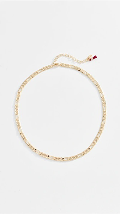 Shop Shashi London Calling Necklace In Yellow Gold