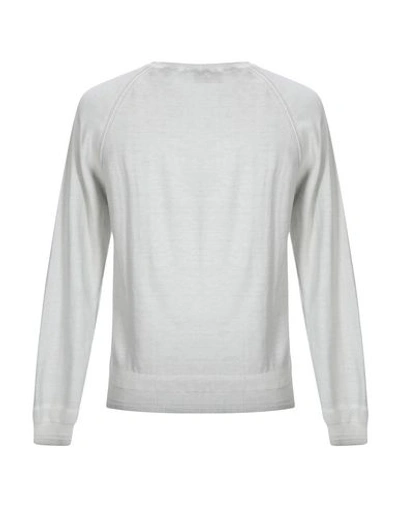 Shop Dondup Man Sweater Light Grey Size 36 Cotton