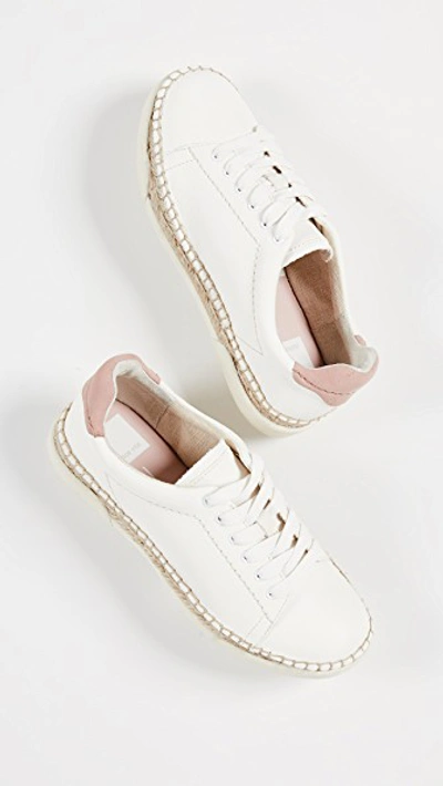 Shop Dolce Vita Madox Lace Up Espadrilles In White