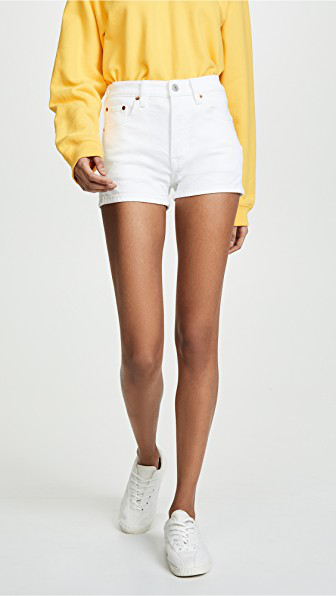 Levi's 501 High Rise Shorts In In The Clouds | ModeSens