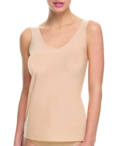 Commando Whisper Weight Tank In Neutral In Biege