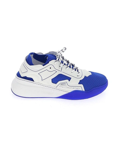 Shop Stella Mccartney Chunky Sole Sneakers In Cobalt/wht-verm/wht
