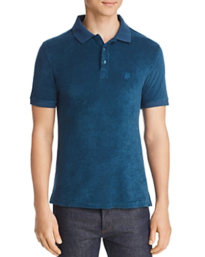 Shop Vilebrequin Terry Classic Fit Polo Shirt In Spray