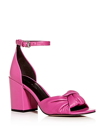 Shop Rebecca Minkoff Women's Capriana Block-heel Sandals In Fuchsia
