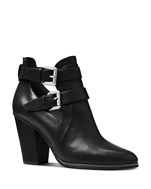 michael kors walden leather bootie