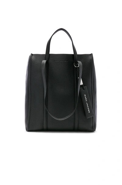 Shop Marc Jacobs The Tag Tote 31 In Black.