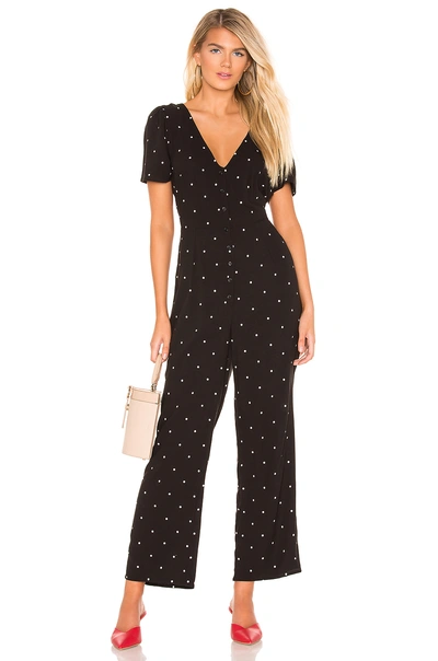 Shop Amuse Society On The Bright Side Jumpsuit In Black.