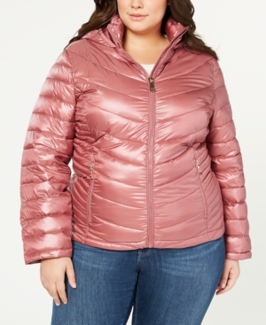 calvin klein puffer jacket plus size