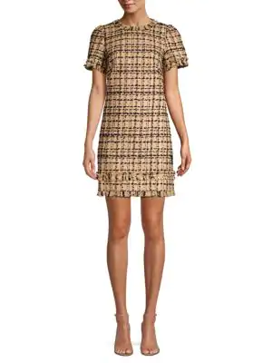 kate spade bicolor tweed dress