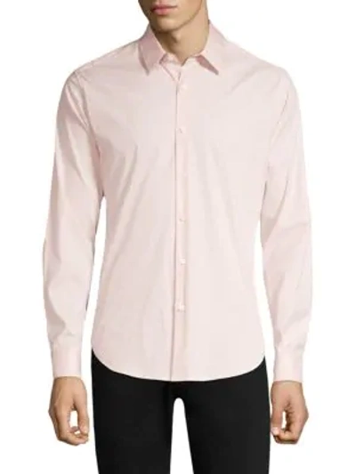 Shop Theory Men's Sylvain Wealth Button-down Shirt In Tint