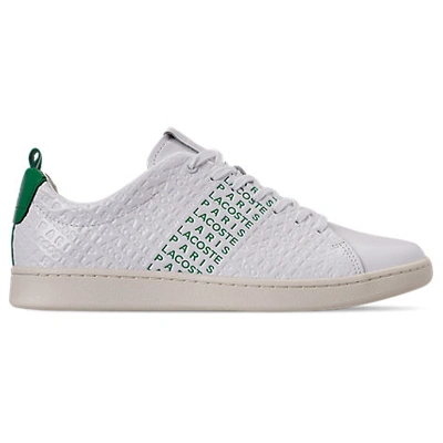 Shop Lacoste Men's Carnaby Paris Casual Shoes In White