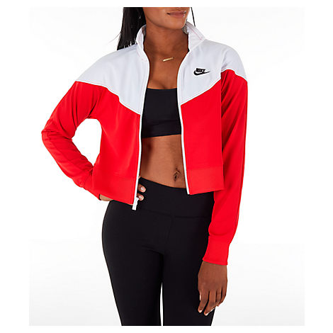 nike women's heritage track jacket