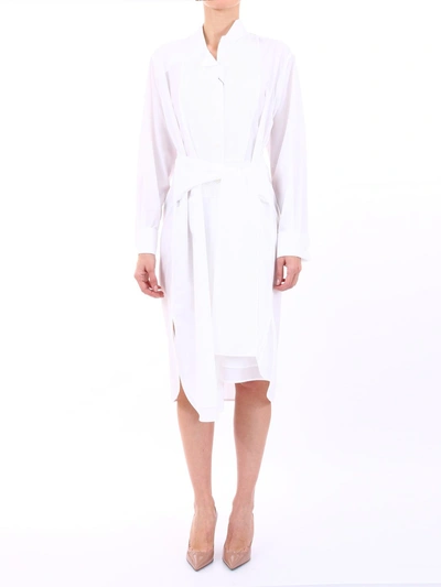 Shop Loewe Dress White Shirt