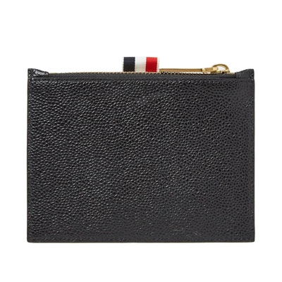 Shop Thom Browne Small Zip Coin Holder In Black