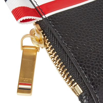 Shop Thom Browne Small Zip Coin Holder In Black