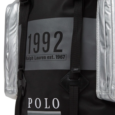Shop Polo Ralph Lauren Stadium Backpack In Black