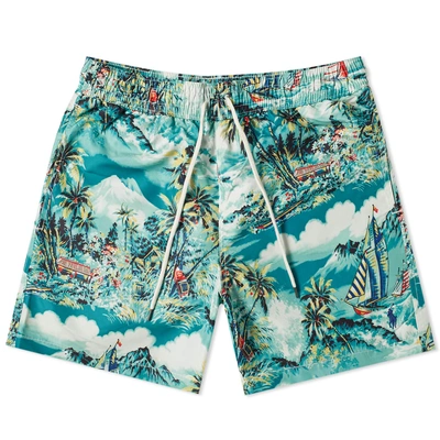 Shop Polo Ralph Lauren Traveller Swim Short In Blue