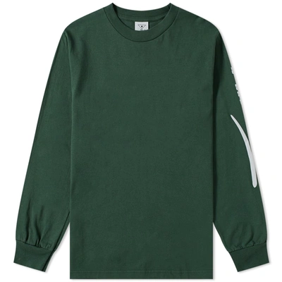 Shop Alltimers Estate Long Sleeve Tee In Green