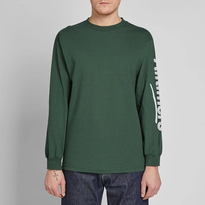 Shop Alltimers Estate Long Sleeve Tee In Green