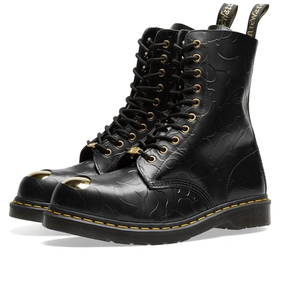 Shop Dr. Martens' Dr. Martens X Bape 1490 Boot In Black