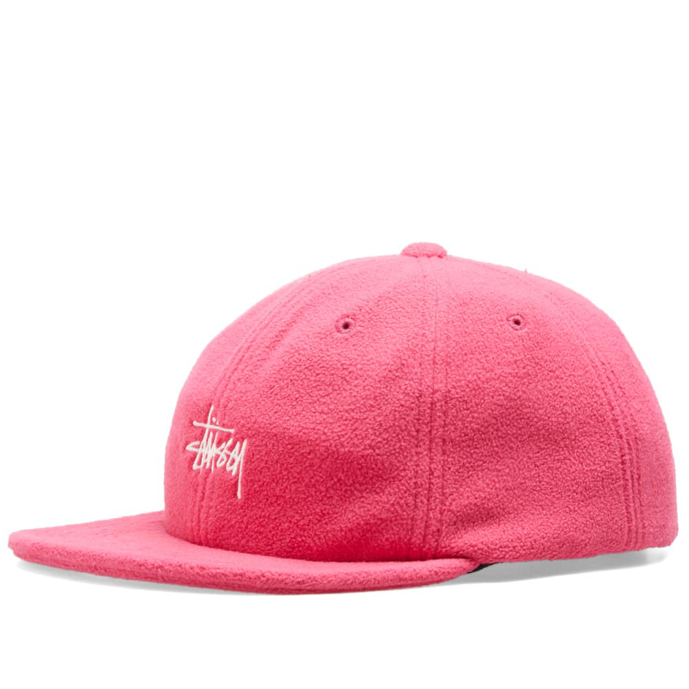 Stussy Smooth Stock Polar Fleece Cap In Pink Modesens