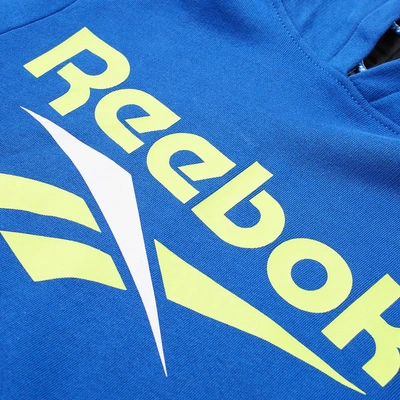 Shop Reebok Vector Hoody In Blue