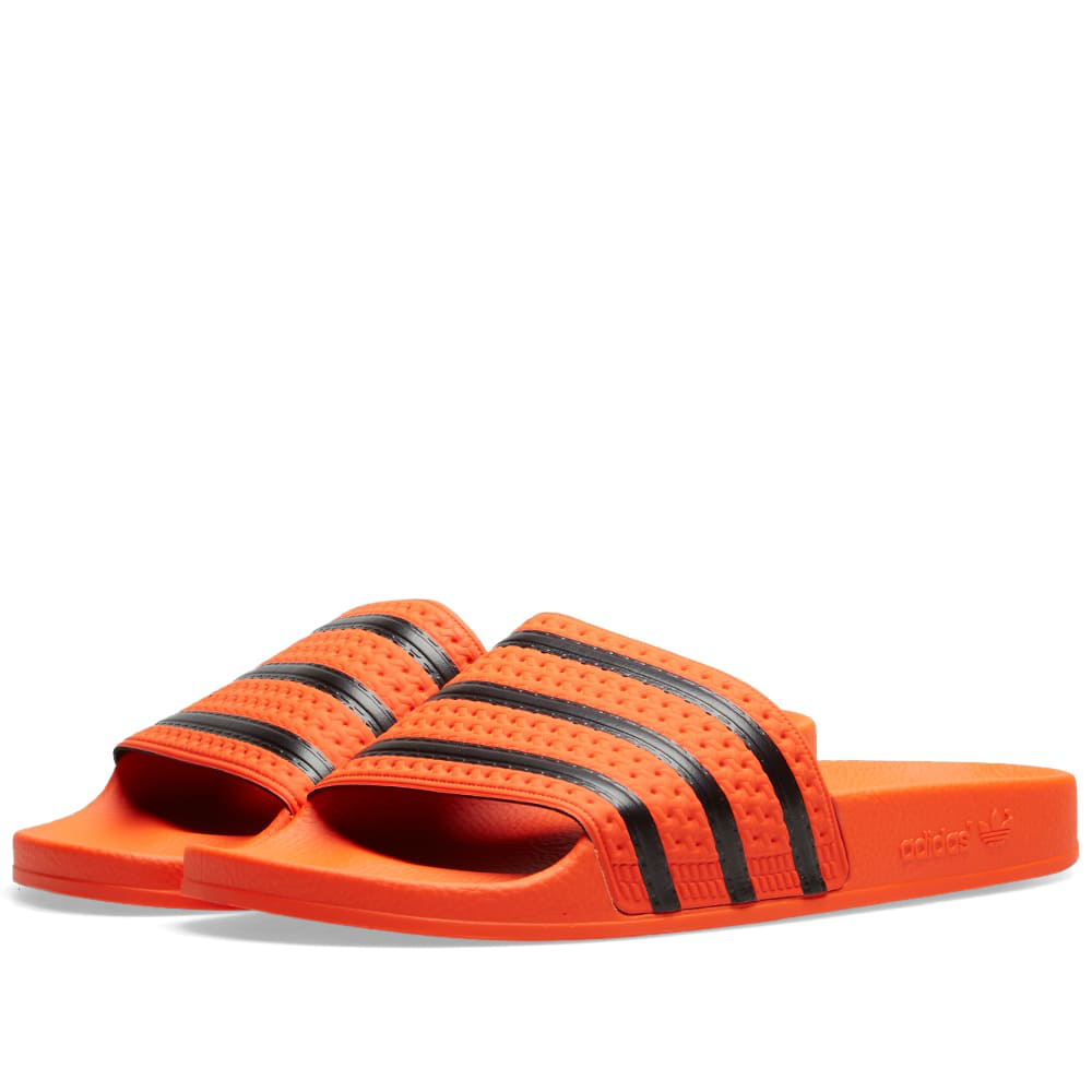 adilette slides orange
