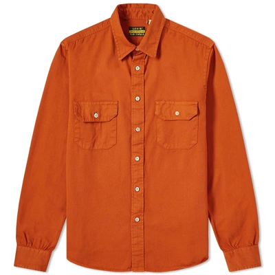 Levi's Vintage Clothing Tab Twill Shirt In Orange   ModeSens