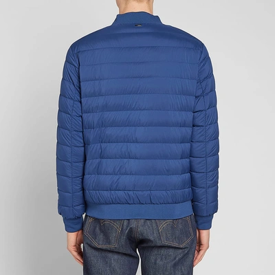 Shop Polo Ralph Lauren Lightweight Down Bomber Jacket In Blue