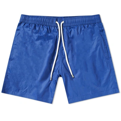 Shop Hartford Quick Dry Swim Short In Blue