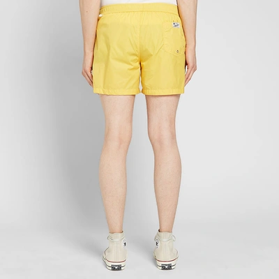 Shop Hartford Boxer Quick Dry Swim Short In Yellow