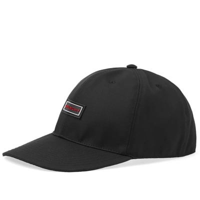 Shop Givenchy Rubber Patch Logo Cap In Black