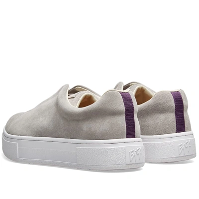 Shop Eytys Doja Slip On Suede In Grey