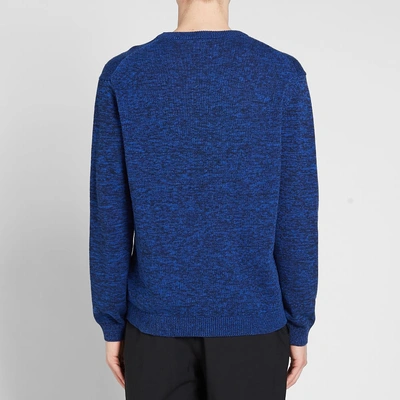 Shop Kenzo Eye Crew Knit In Blue