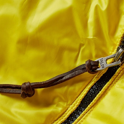Shop Polo Ralph Lauren Hooded Down Jacket In Yellow