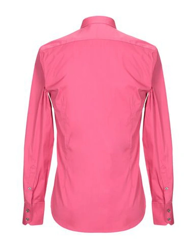 Shop Antony Morato Solid Color Shirt In Fuchsia