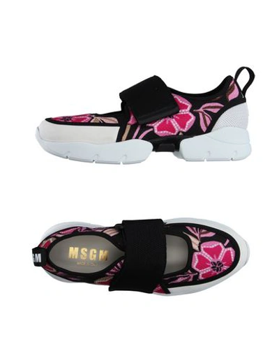Shop Msgm Sneakers In Pink