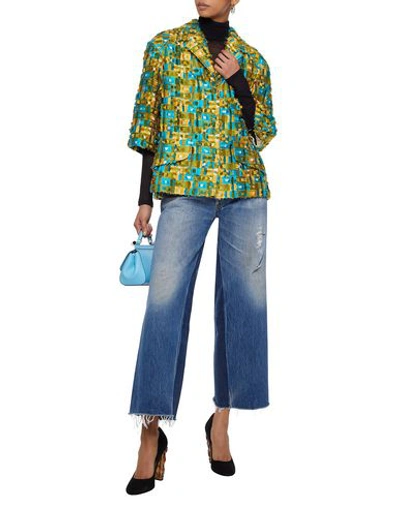 Shop Dolce & Gabbana Suit Jackets In Azure