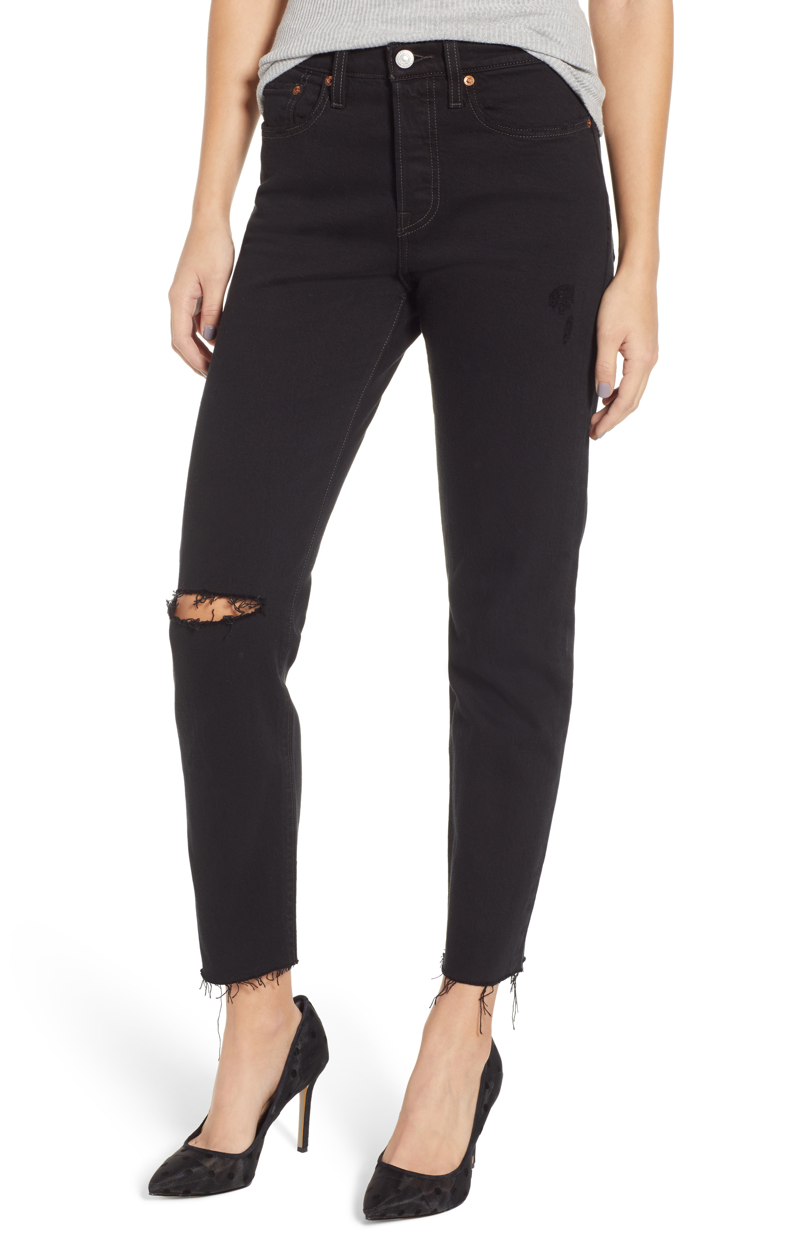 black levi jeans womens high waisted