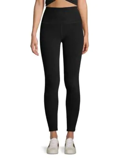 Shop Beyond Yoga Women's Spacedye Caught In The Midi High-waist Leggings In Darkest Night