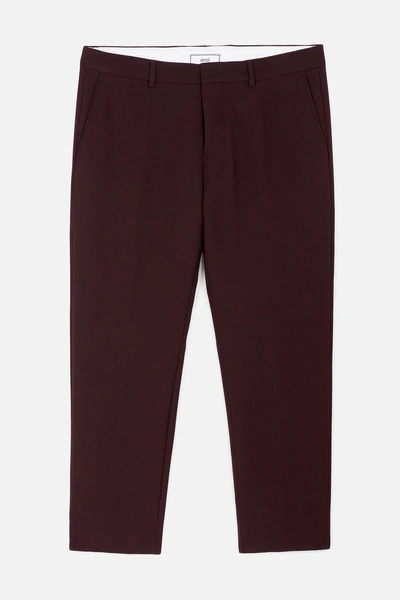 Shop Ami Alexandre Mattiussi Cropped Trousers In Pink