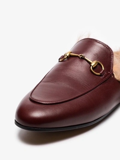 Gucci Slipper Princetown In Pelle In Red