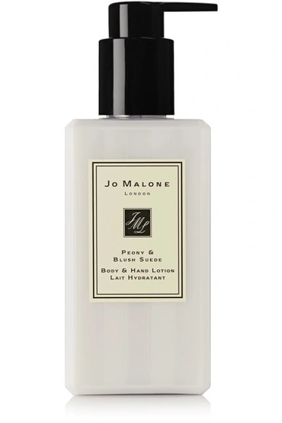 Shop Jo Malone London Peony & Blush Suede Body & Hand Lotion, 250ml - One Size In Colorless