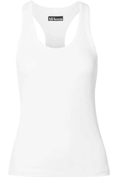 Shop All Access Session Ribbed Stretch Tank In White