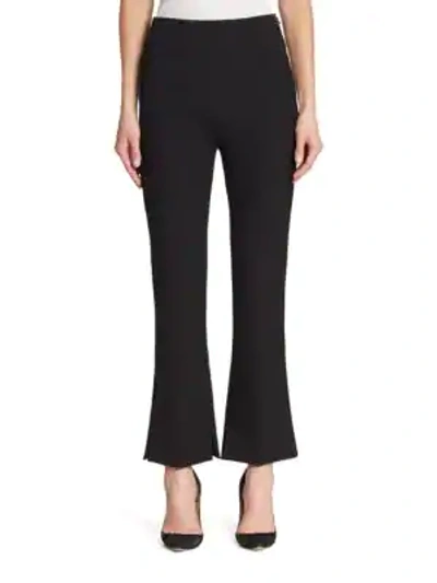 Shop Roland Mouret Goswell Flare Pants In Black
