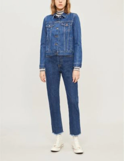 Shop Levi's Wedgie Straight High-rise Jeans In Below The Belt