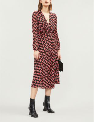 dvf phoenix wrap dress